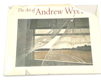 Libro de arte de Andrew Wyeth, 1973, primera edición, catálogo de exposición, pintor estadounidense clásico.