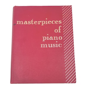 Spartiti per pianoforte d&#39;epoca / Capolavori di musica per pianoforte / Carl Fischer Albert E. Wier Edition copertina rigida