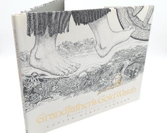 Libro de cuentos clásicos ilustrados sobre el reloj de oro del abuelo (Historia de pioneros mormones).