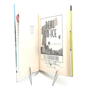 SIGNED Deal on Ice by Les Standiford First Edition 1997 John Deal Crime Novel