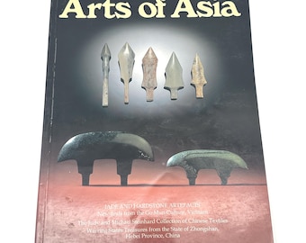 1999 Arts of Asia Vintage Catalog Jade Artefakter Kinesiska Textilier Asiatiska Antikviteter