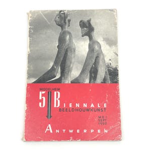 Postwar European Modernist Sculpture Catalog | 1959 Middelheim Biennale Antwerp Art VERY RARE