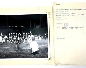 Jaren 60 Fenway Park Foto & Persblad Syracuse Brigadiers Drum Corps [MSR]