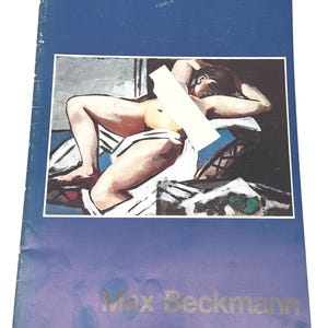 Max Beckmann Exhibition Catalog | German Expressionism Art Book | 1975 Marlborough Gallery Modernist Art
