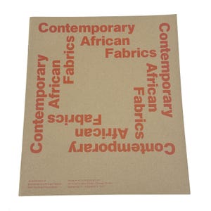 African Fabrics Exhibition Catalog | Bold Textile Designs | 1975  Museum of Contemporary Art Chicago