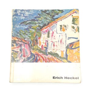 Deutscher Expressionist Kunstkatalog | Erich-Heckel-Museum Folkwang Essen | Vintage Ausstellungsheft von 1963