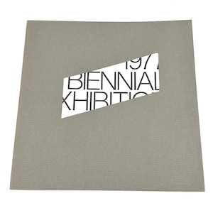 Contemporary American Art Catalog | Whitney Biennial Exhibition Book 1977 | Modern American Art Museum