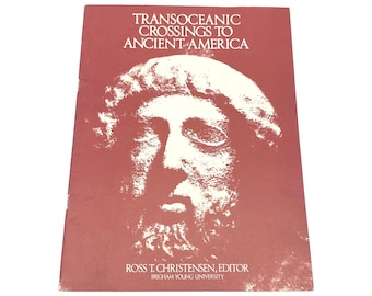 Libro "Travesías transoceánicas en la antigua América", 1970, Arqueología de la Universidad Brigham Young (BYU). Edición rara.