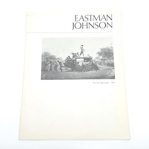 American Realism Booklet | Eastman Johnson Vintage Art Catalog | Milwaukee Art Center with Prints 1975