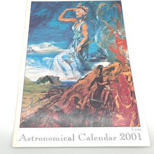 Astronomical Calendar 2001 Guy Ottewell Vintage Astronomy Charts Book