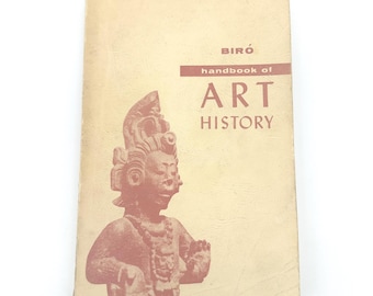 Handbook of Art History by Béla Biró 1963 – Vintage Illustrated World Art Reference Book