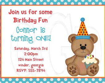 build a bear invite etsy