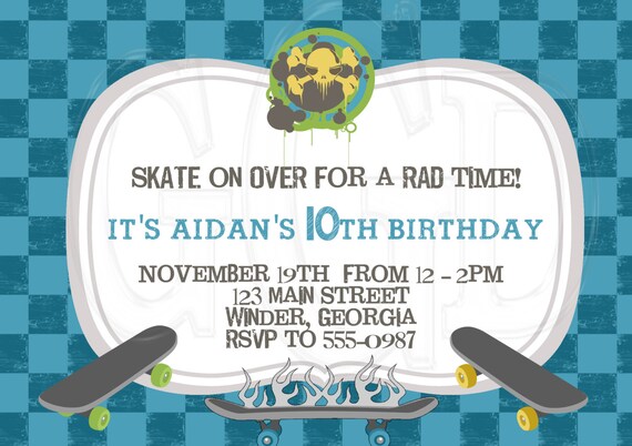 34+ Skateboarding Skateboard Theme Party