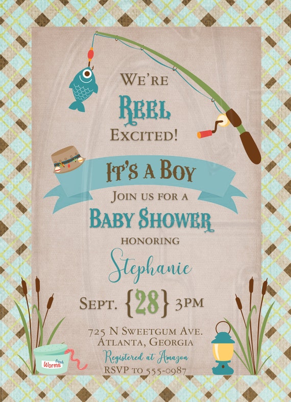 Fishing Theme Baby Shower Baby Shower Fishing Fishing Baby