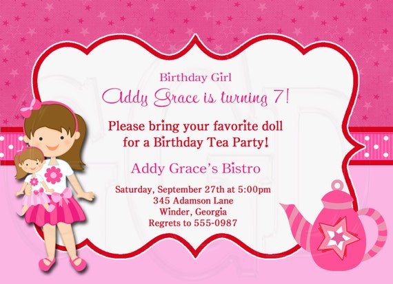dolly and me tea party