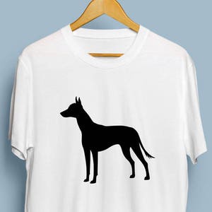Xoloitzcuintli (Mexican Hairless Dog) - Digital Download, Xoloitzcuintli Art, Dog Silhouette, Xoloitzcuintli SVG, DXF