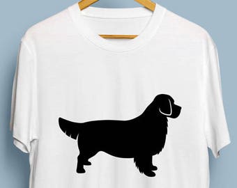 Clumber Spaniel - téléchargement numérique, Art Clumber Spaniel, chiens Silhouette, Clumber Spaniel SVG, DXF