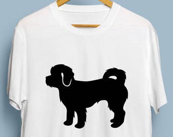 Shih Poo - Digital Download, Shih Poo Art, Dog Silhouette, Shih Poo SVG, DXF