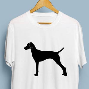 Vizsla - Descarga Digital, Vizsla Arte, Silueta de Perro, Vizsla SVG, DXF