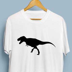 Tyrannosaurus Silhouette - Dinosaur Digital Download, Cricut, Tyrannosaurus SVG, DXF, JPG