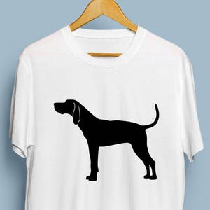 Treeing Walker Coonhound - Digital Download, Treeing Walker Coonhound Art, Dog Silhouette, Treeing Walker Coonhound SVG, DXF