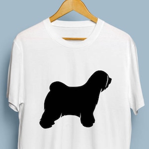 Tibetan Terrier - Digital Download, Tibetan Terrier Art, Dog Silhouette, Tibetan Terrier SVG, DXF
