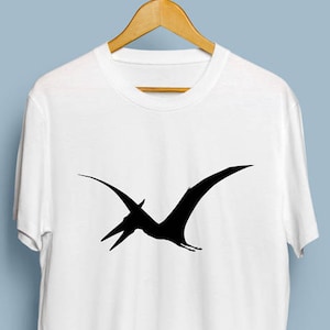 Pterodactylus Silhouette - dinosaurus digitale Download, Cricut, Pterodactyl DXF, SVG, JPG