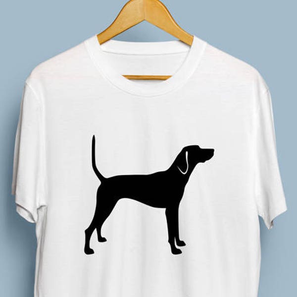 Plott Hound - Digital Download, Plott Hound Art, Dog Silhouette, Plott Hound SVG, DXF