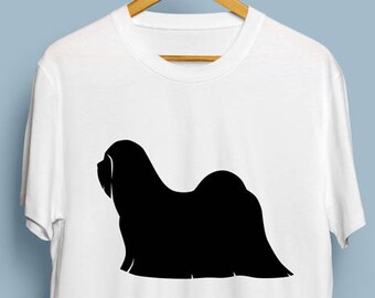 Lhasa Apso - Digital Download, Lhasa Apso  Art, Dog Silhouette, Lhasa Apso SVG, DXF