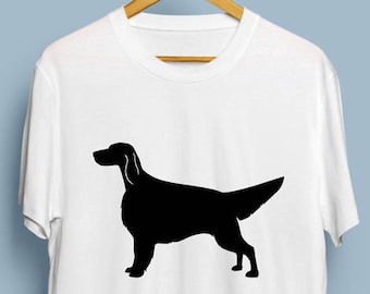 Inglés Setter - Descarga Digital, Inglés Setter Arte, Perro Silueta, Inglés Setter SVG, DXF