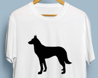 Belgian Malinois - Digital Download, Belgian Malinois Art, Dog Silhouette, Belgian Malinois SVG, DXF