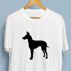 Manchester Terrier (with cropped ears) - Digital Download, Manchester Terrier Art, Dog Silhouette, Manchester Terrier SVG, DXF