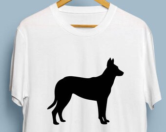 Beauceron (with cropped ears) - Digital Download, Beauceron Art, Dog Silhouette, Beauceron SVG, DXF