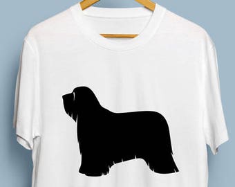 Bearded Collie - digitaler Download, bärtiger Collie Kunst, Silhouette-Hund, Bearded Collie SVG, DXF