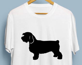 Petit Basset Griffon Vendeen (with docked tail) - Digital Download, PBGV Art, Dog Silhouette, Petit Basset Griffon Vendeen SVG, DXF