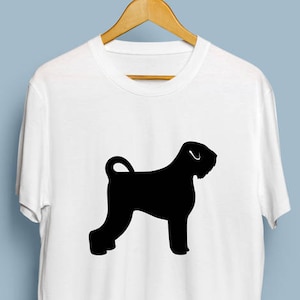 Black Russian Terrier - Digital Download, Black Russian Terrier  Art, Dog Silhouette, Black Russian Terrier SVG, DXF