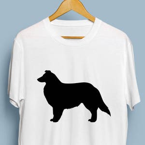 Collie (Rough) - Digital Download, Collie  Art, Dog Silhouette, Collie  SVG, DXF