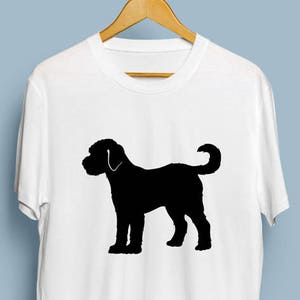 Goldendoodle - digitaler Download Goldendoodle Kunst, Hund Silhouette, Goldendoodle SVG, DXF