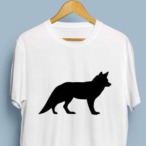 Standing Fox - Digital Download, Standing Fox Silhouette, Fox SVG, DXF