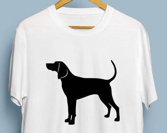 American English Coonhound - Digital Download, American English Coonhound Art, Dog Silhouette, American English Coonhound SVG, DXF