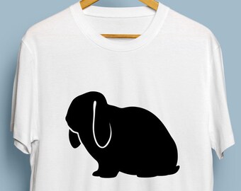 Mini Lop Rabbit - Digital Download, Mini Lop Rabbit Silhouette, Mini ...