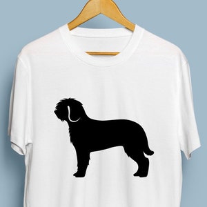 Spanish Water Dog - Digital Download, Spanish Water Dog Art, Dog Silhouette, Spanish Water Dog SVG, DXF