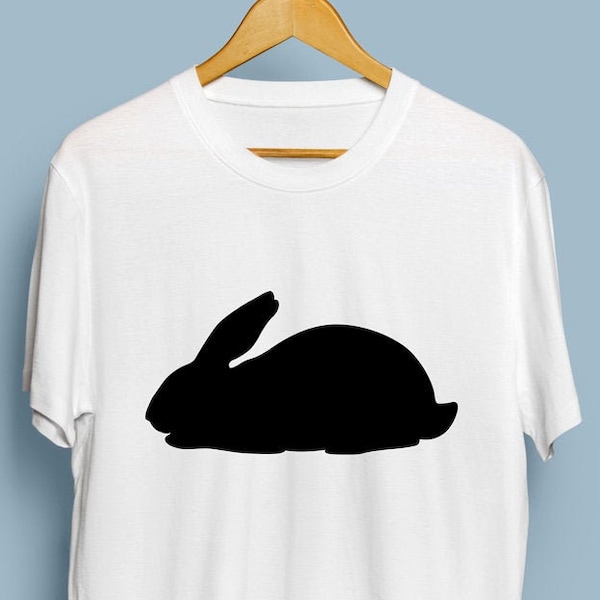 Flemish Giant Rabbit - Digital Download, Flemish Giant Rabbit Silhouette, Flemish Giant Rabbit SVG, DXF