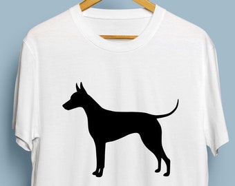 American Hairless Terrier - Digital Download, American Hairless Terrier Art, Dog Silhouette, Dog Decor, SVG, JPG, PDF