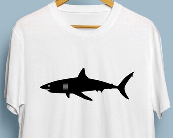 Longfin Mako Shark - Digital Download, Longfin Mako Shark Art, Longfin Mako Shark Silhouette, Longfin Mako Shark SVG, DXF