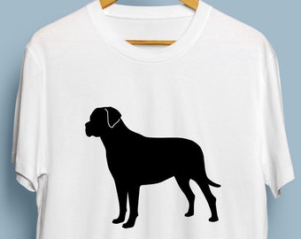 Mastiff - Digital Download, Mastiff Art, Mastiff Dog Silhouette, Mastiff SVG, DXF