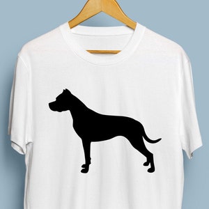 Dogo Argentino - Download Digital, Arte Dogo Argentino, Silhueta de Cachorro, Dogo Argentino SVG, DXF