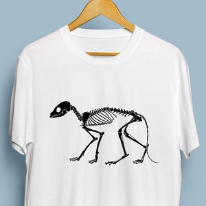 Fox Skeleton - Digital Download, Fox Art, Halloween Fox Skeleton SVG, DXF