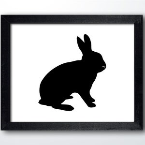 Mini Rex Rabbit - Digital Download, Mini Rex Rabbit Silhouette, Mini ...