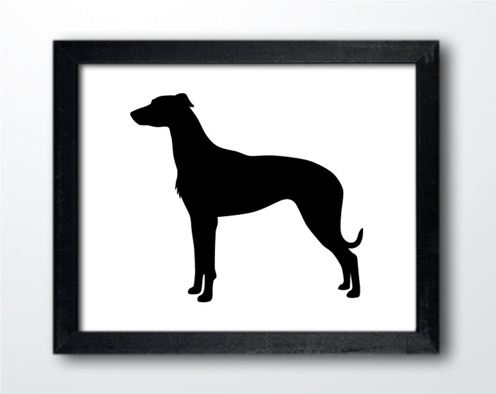 Lurcher Digital Download Lurcher Art Dog Silhouette Etsy